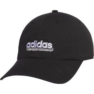 Adidas Women's Black Onix Grey Baseball Adjustable Cotton Athletic Relaxed Hat